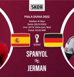 Preview dan Link Live Streaming Spanyol vs Jerman di Piala Dunia 2022