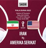Hasil Iran vs Amerika Serikat: Menang Tipis, The Stars & Stripes ke 16 Besar