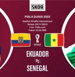Piala Dunia 2022: Head to Head Antarlini Ekuador vs Senegal