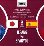 Piala Dunia 2022: Head to Head Antarlini Jepang vs Spanyol