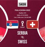 Piala Dunia 2022: Head to Head Antarlini Serbia vs Swiss