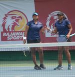 Si Kembar Sukses Melaju ke Semifinal Turnamen Tenis Rajawali Open 2022