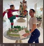 Georgina Rodriguez Pamer Kecantikan di Qatar Bersama Anak Ronaldo