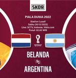 Preview dan Link Live Streaming Belanda vs Argentina di Piala Dunia 2022