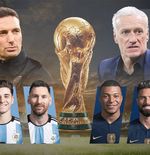 Piala Dunia 2022: Head to Head Argentina vs Prancis