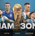 VIDEO: Kegembiraan Fans Argentina usai Tim Tango Segel Gelar Piala Dunia 2022