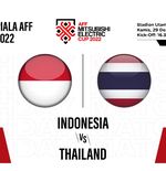 Piala AFF 2022: Head to Head Indonesia vs Thailand