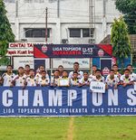 Juara Liga TopSkor U-13 Surakarta Tutup Kompetisi dengan Kemenangan