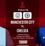 Hasil Manchester City vs Chelsea: Menang 4-0, The Citizens Melaju ke Putaran Empat Piala FA 2022-2023
