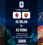 Hasil AC Milan vs AS Roma: Gol Tammy Abraham di Masa Injury Time Paksa Laga Berakhir Imbang