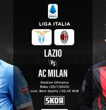 Hasil Lazio vs AC Milan: I Rossoneri Tumbang 0-4 di Olimpico