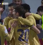 VIDEO: Robert Lewandowski saat Cetak Dua Gol Barcelona lawan Ceuta di Piala Raja