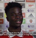 VIDEO: Bukayo Saka Bahas Golnya ke Gawang Manchester United