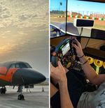 Max Verstappen Memasang Sim Racing Set-Up ke Jet Pribadinya Senilai Rp226 Miliar