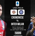 Link Live Streaming Cremonese vs Inter Milan di Liga Italia 2022-2023