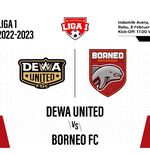 Prediksi dan Link Live Streaming Dewa United vs Borneo FC di Liga 1 202-2023
