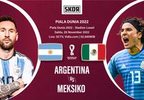 Piala Dunia 2022: Head to Head Antarlini Argentina vs Meksiko