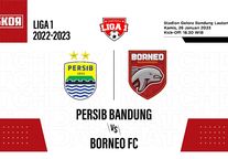 Hasil Persib vs Borneo FC: Diwarnai Dua Kartu Merah, Pangeran Biru Naik ke Puncak Klasemen