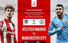 Link Live Streaming Atletico Madrid vs Manchester City di Liga Champions