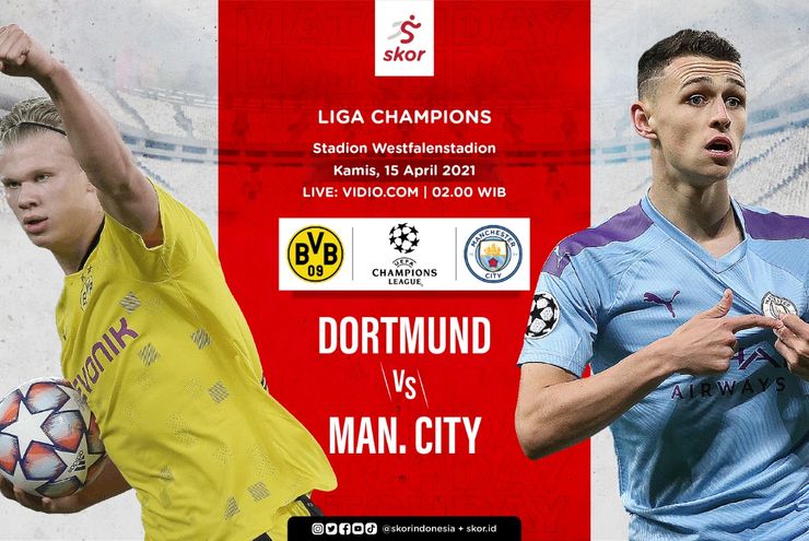Prediksi Borussia Dortmund vs Man City: Bahaya Erling Haaland Masih Mengintai