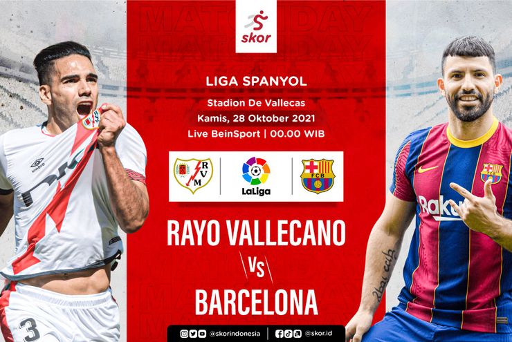 Link Live Streaming Rayo Vallecano vs Barcelona di Liga Spanyol