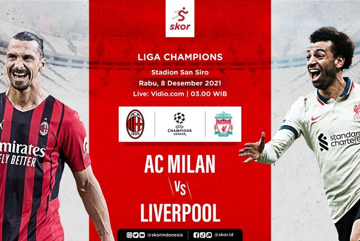 AC Milan vs Liverpool: Prediksi dan Link Live Streaming