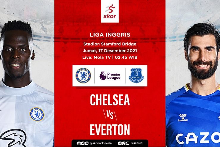 Link Live Streaming Chelsea vs Everton di Liga Inggris