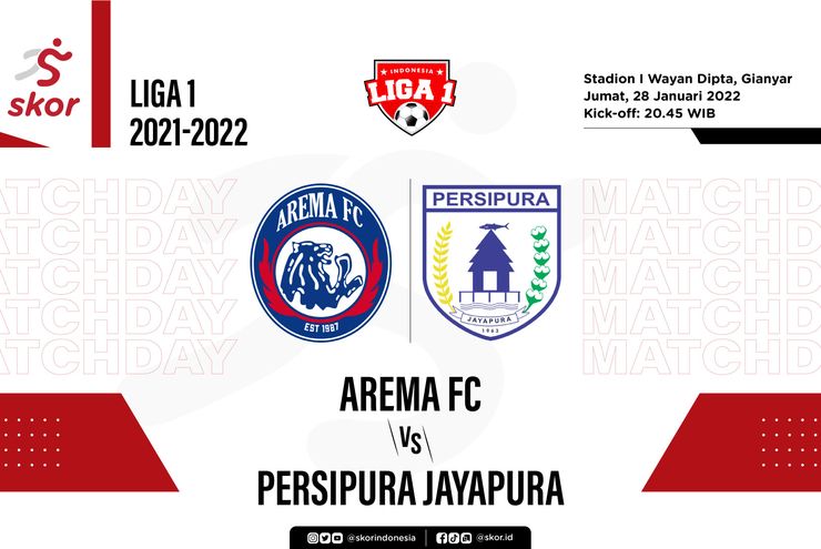 Arema FC vs Persipura: Prediksi dan Link Live Streaming