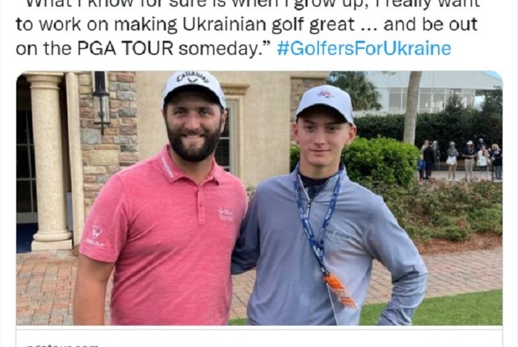 Komunitas Golf Patungan untuk Bantu Pegolf Remaja Ukraina Melarikan Diri ke AS