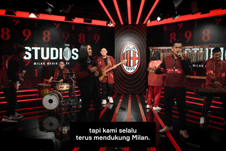 VIDEO: Penampilan Milanisti Indonesia bersama Rumah Angklung di Markas AC Milan