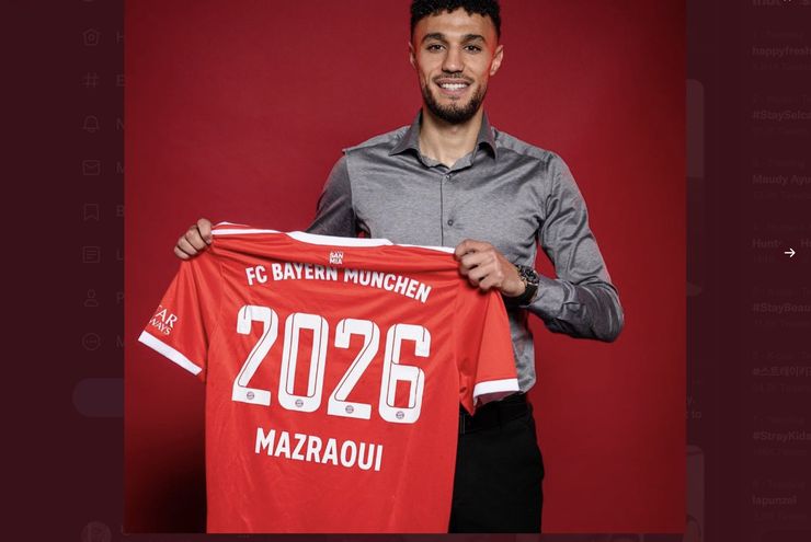 Bayern Munchen Resmi Gaet Noussair Mazraoui dari Ajax