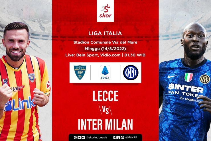 Hasil Lecce vs Inter Milan: Gol Denzel Dumfries di Masa Injury Time Menangkan I Nerazzurri