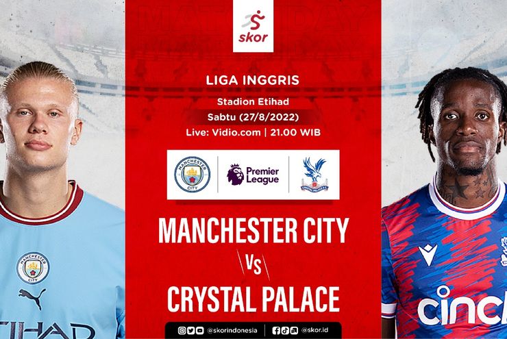 Prediksi Manchester City vs Crystal Palace: The Citizens Wajib Bangkit