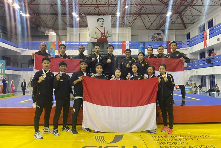Timnas Wushu Indonesia Raih 5 Emas dari Kejuaraan Universitas di Turki