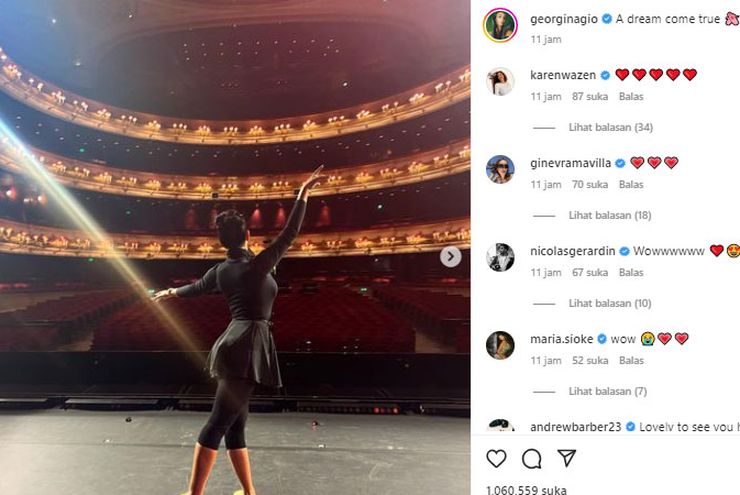 Impian Georgina Rodriguez Tercapai: Membalet di Royal Opera House