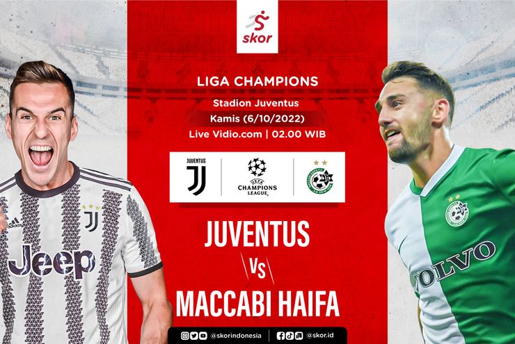 Hasil Juventus vs Maccabi Haifa: Adrien Rabiot 2 Gol, I Bianconeri Pastikan Tiga Poin