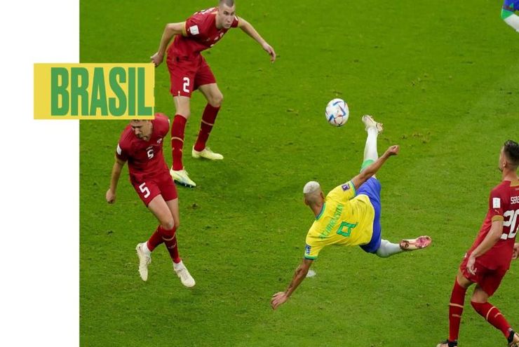VIDEO: Sepasang Gol Richarlison Bawa Brasil Tekuk Serbia di Piala Dunia 2022