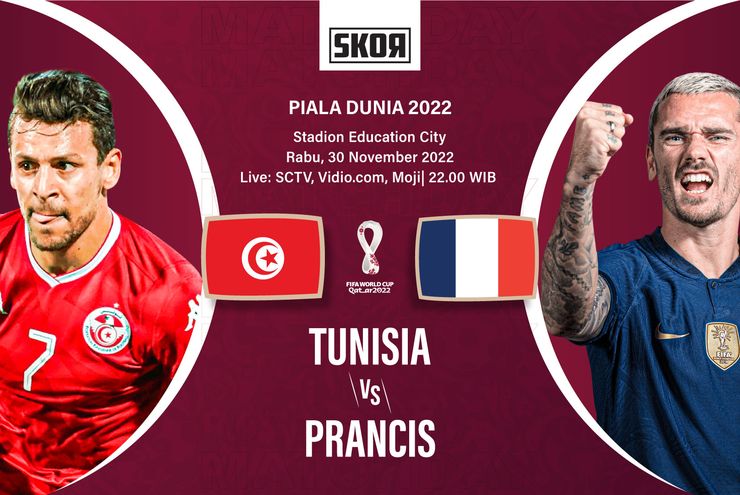 Piala Dunia 2022: Wahbi Khazri Man of the Match untuk Laga Tunisia vs Prancis