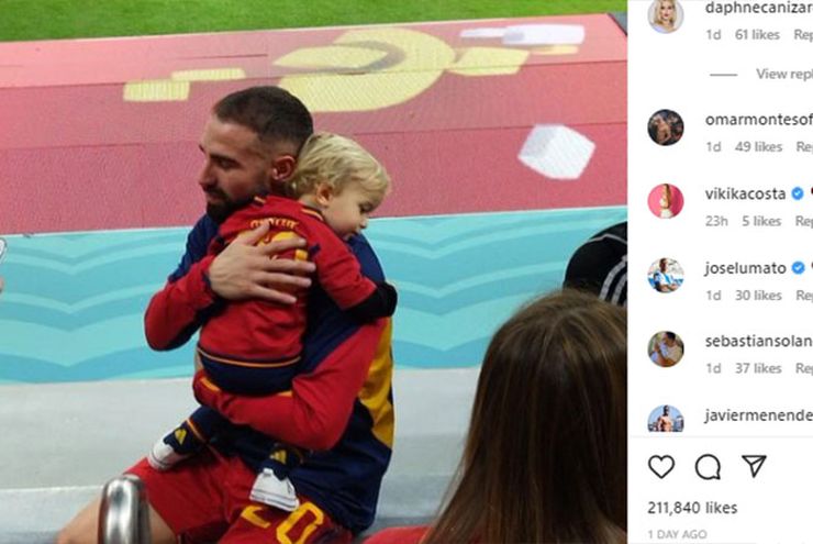 Dani Carvajal Merayakan Hari Ulang Tahun Putranya Setelah Spanyol Tersingkir dari Piala Dunia