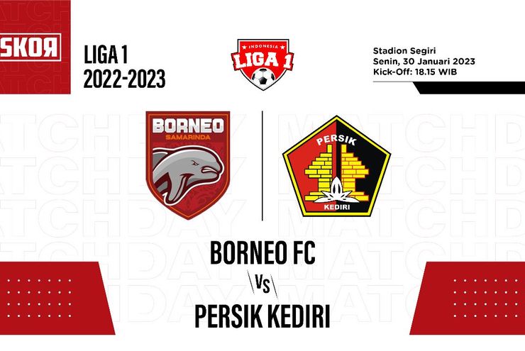 Prediksi dan Link Live Streaming Borneo FC vs Persik Kediri di Liga 1 2022-2023