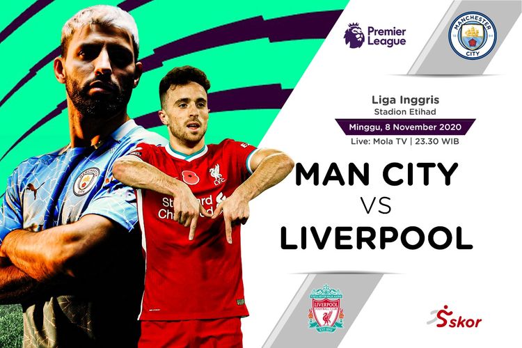Link Live Streaming Liga Inggris Manchester City Vs Liverpool