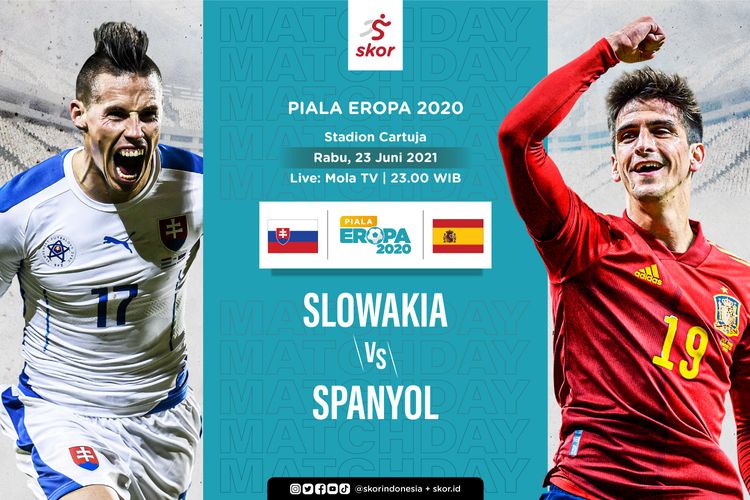 Link Live Streaming Slowakia vs Spanyol di Piala Eropa 2020