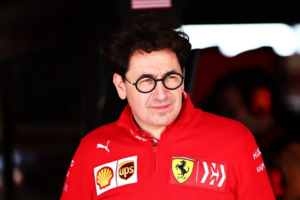 Bos Ferrari Mattia Binotto di sela-sela Grand Prix Amerika Serikat yang berlangsung di Sirkuit The Americas, Austin, Texas, 2 November 2019.