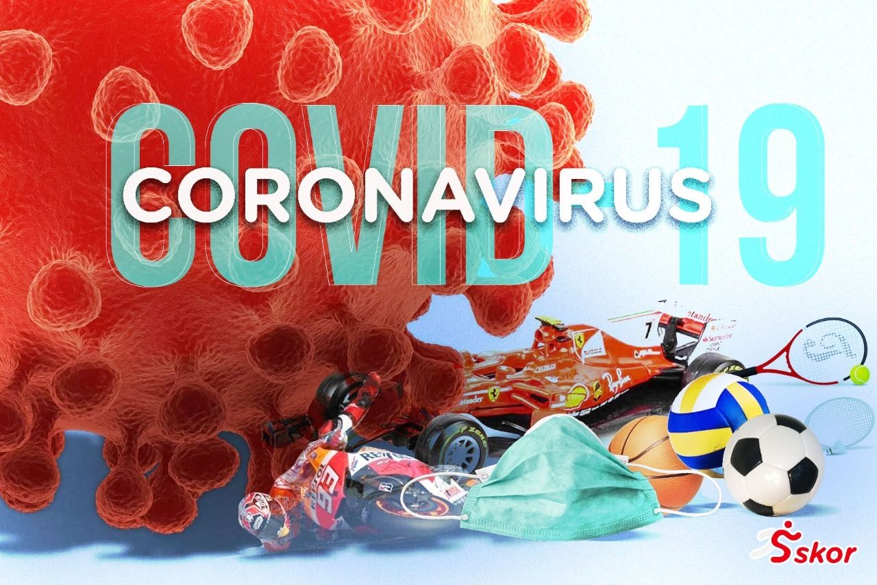 Ilustrasi pandemi virus corona (Covid-19).