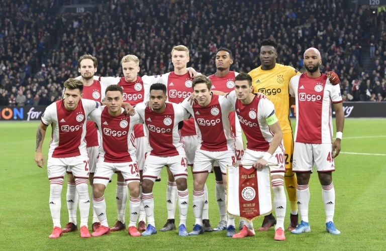 Ajax saat bersiap bertanding melawan Getafe pada 27 Februari 2020.
