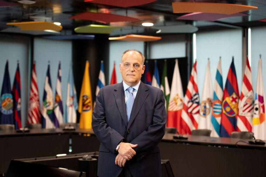 Presiden Liga Spanyol, Javier Tebas.