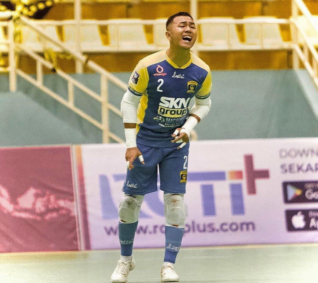Tely Sarendra saat tampil bersama SKN FC Kebumen di Pro Futsal League 2020.
