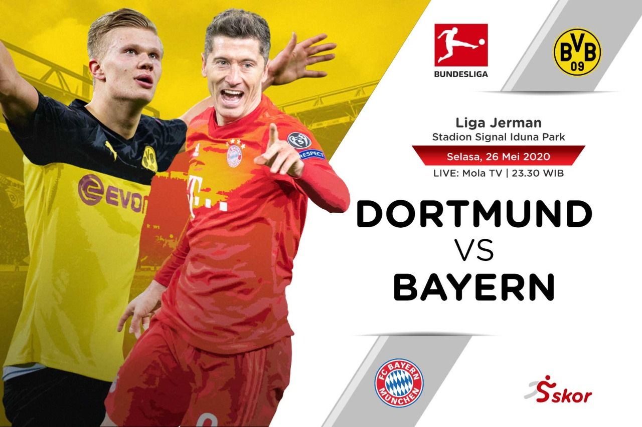 Link Live Streaming Liga Jerman Borussia Dortmund Vs Bayern Munchen