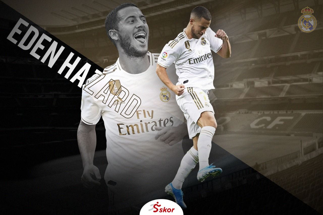 Winger Real Madrid, Eden Hazard.