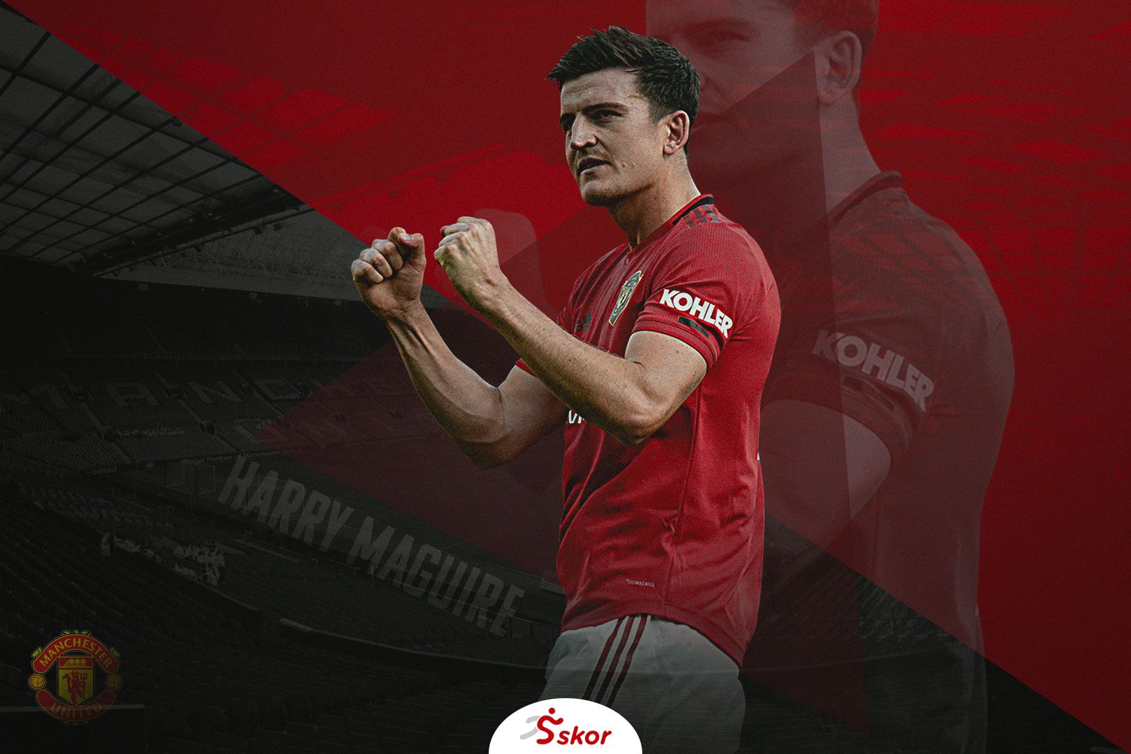 Kapten Manchester United, Harry Maguire.